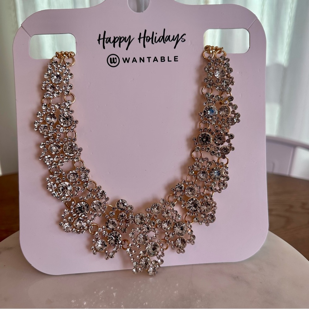 Wantable Happy Holidays Statement Necklace